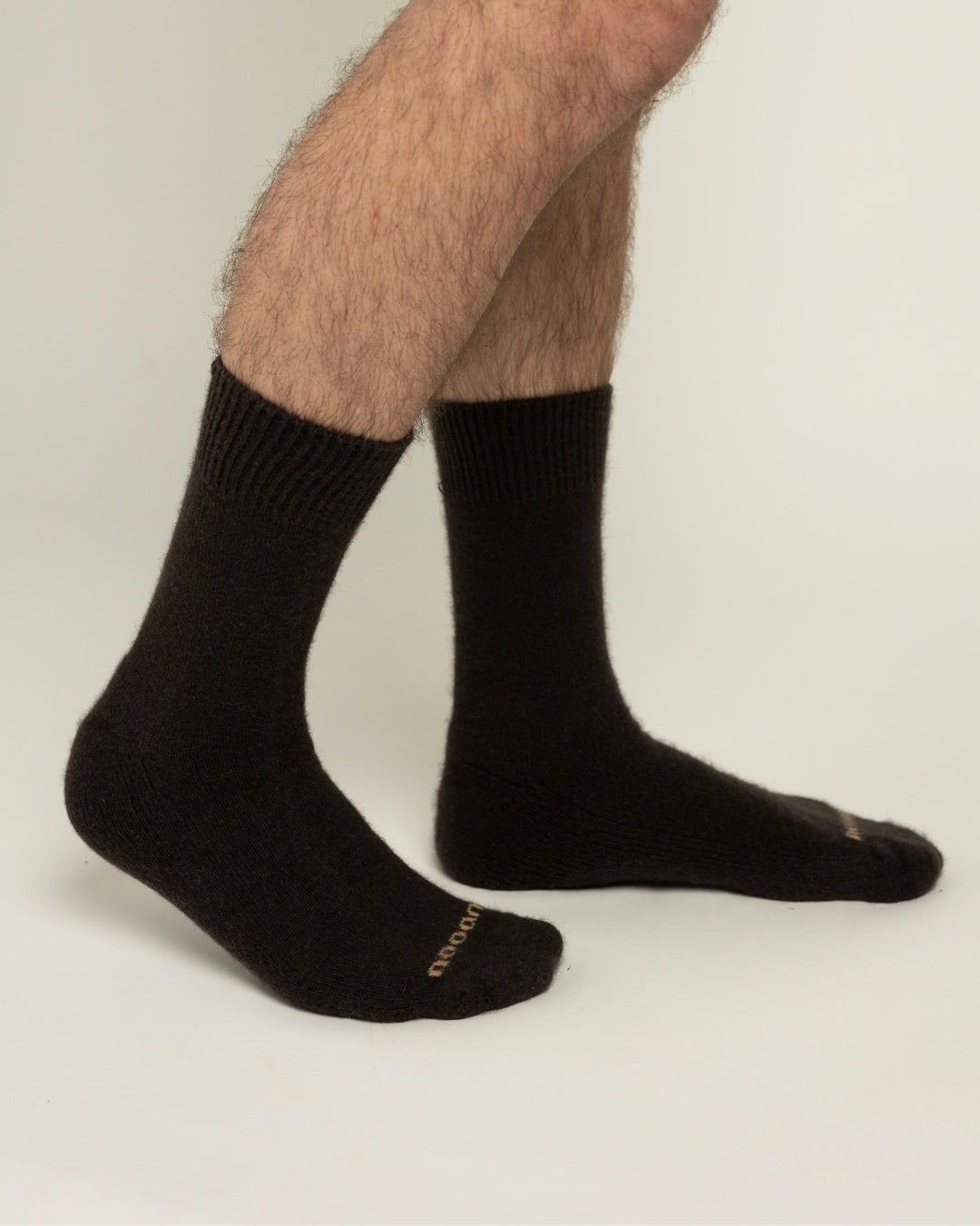 Possum Merino Wool Socks| PIHA | Seal Brown | Men