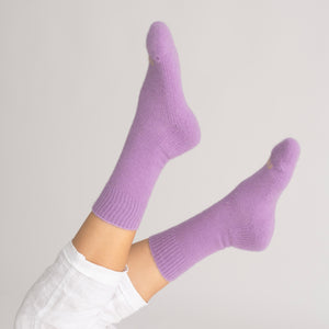 Possum Merino Wool PIHA Socks, Lilac Breeze