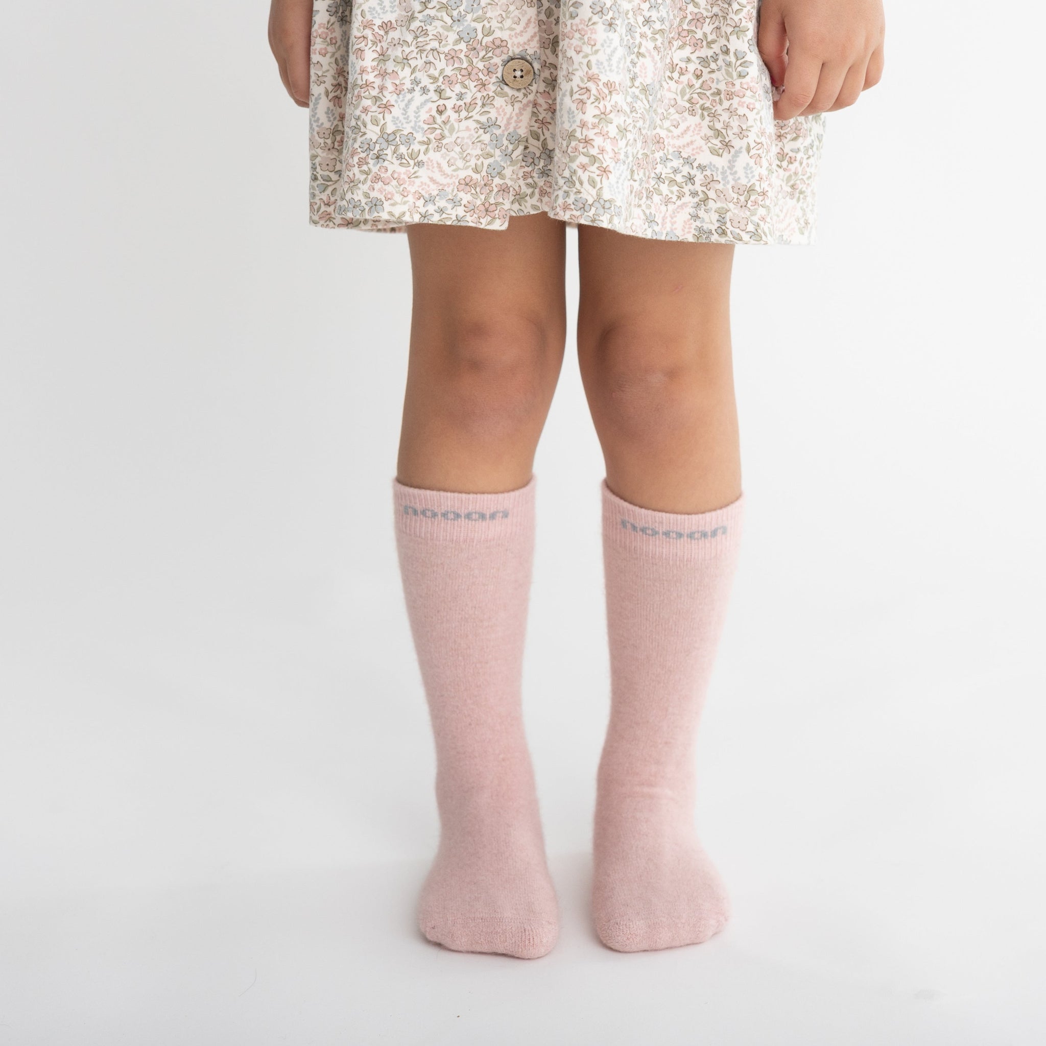 Possum Merino Wool HUKA JUNIOR Socks, Rose Water
