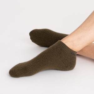 Possum Merino Wool NAPIER Socks, Military Olive