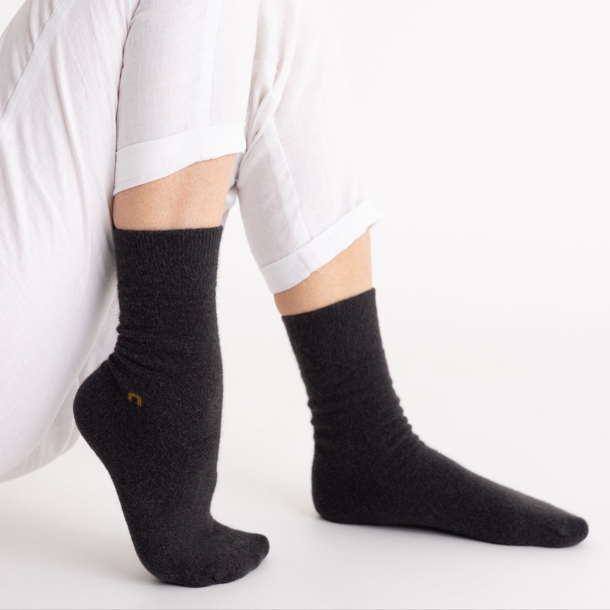 Possum Merino Wool HAMILTON Socks, Peat