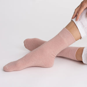 Possum Merino Wool HAMILTON Socks, Rose Water