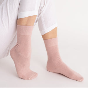 Possum Merino Wool HAMILTON Socks, Rose Water