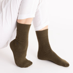 Possum Merino Wool HAMILTON Socks, Military Olive