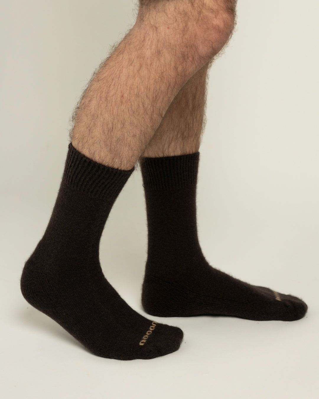 Possum Merino Wool Socks | YAN | Peat | Men