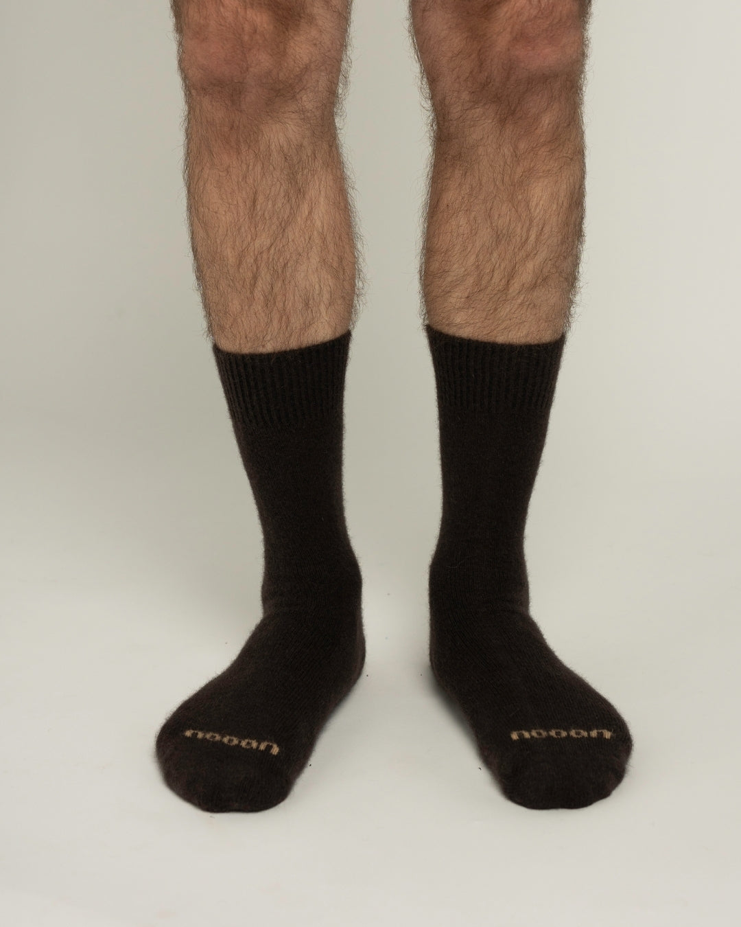Possum Merino Wool Socks | YAN | Peat | Men