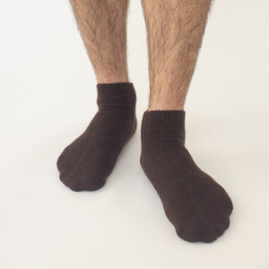 Possum Merino Wool NAPIER Socks, Chicory Coffee Men