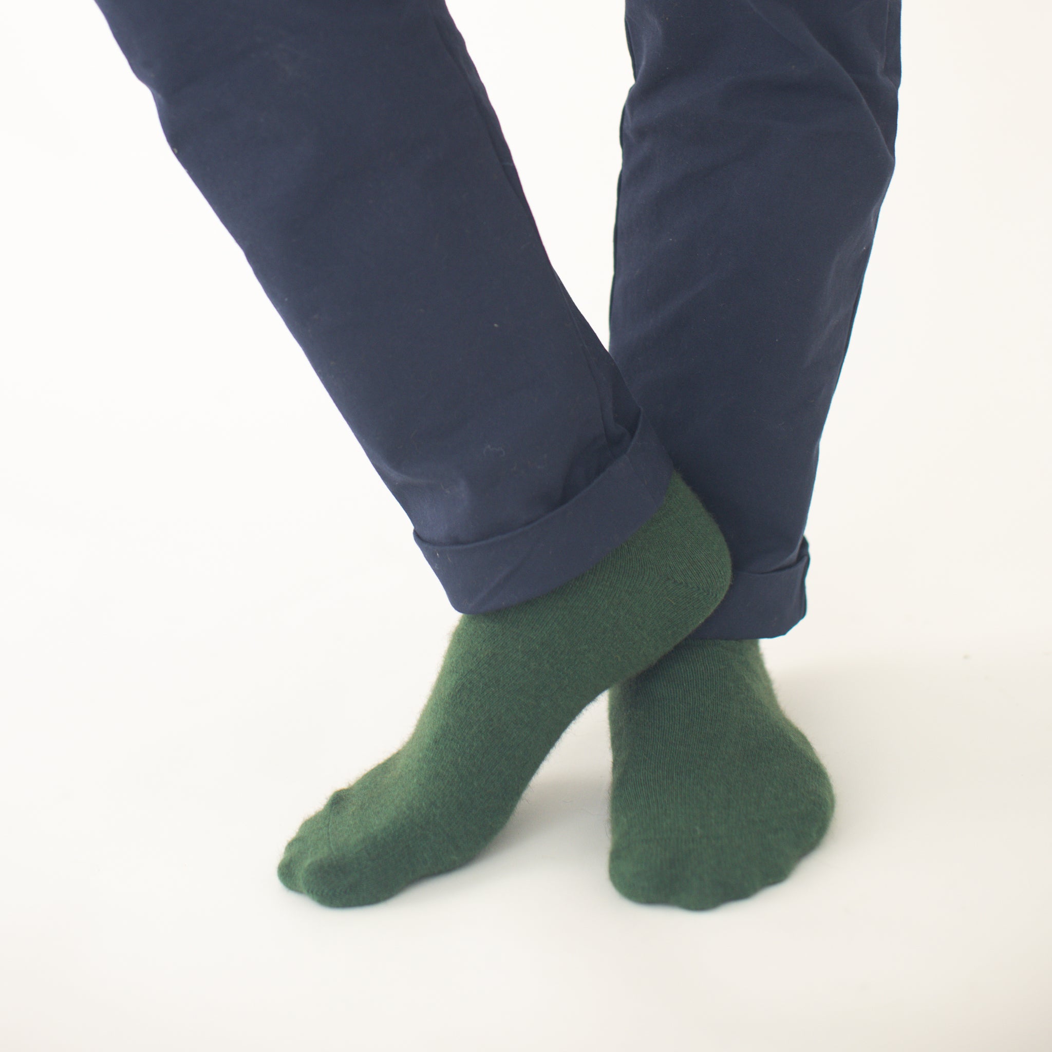 Possum Merino Wool HAMILTON Socks, Greener Pasture Men