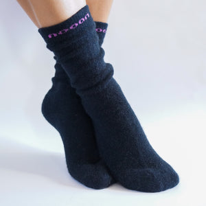 black merino wool possum socks new zealand